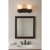 Sunset 2-Light 100W  Alistair Vanity in Provincial Bronze - 4 of 4