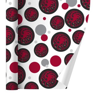 Game Of Thrones Targaryen Sigil Gift Wrap 30" x 72" - 1 of 4