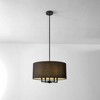 Globe Electric 4-Light Chandelier Ceiling Light with Fabric Shade - 4 of 4