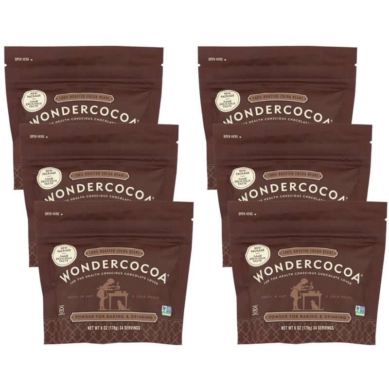 Wondercocoa Roasted Cocoa Powder - Case of 6/6 oz, 1 of 8