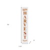 HomeRoots 72" White Solid Wood Rustic Happy Harvest Porch Sign - 3 of 4
