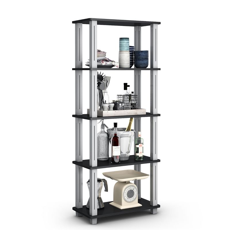 Tangkula 5-Tier Storage Rack Display Shelves Bookshelf for Home Office, 5 of 11