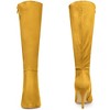 Perphy Women's Pointed Toe Side Zip Stiletto Heel Knee High Boots - 2 of 3