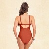Women's Maternity Chic One-Piece Swimsuit with Criss-Cross Front Detail - Cupshe - 3 of 4