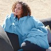Catalonia Oversized Wearable Blanket Hoodie Sweatshirt with Zipper, Giant Faux Shearling Pullover | Gift for Adults Women Men Teens Wife Girlfriend - 4 of 4
