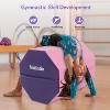 Matladin Gymnastics Octagon Mat 24"x26" Skill Shape Tumbling Backbend Trainer Exercise Mat for Preschool Kids Gym Cheerleading, Martial Art - 2 of 4