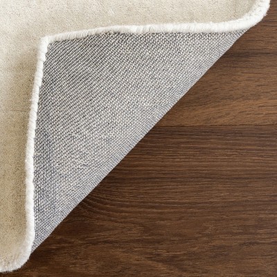 Maru Ivory Handmade Wool Rectangular Area Rug 8' x 10'