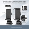 MaseiKar Metal Phone Tripod Mount Adapter with Arca QR Base, Cold Shoe, 360 Deg Swivel, 180 Deg Tilt, for iPhone 15 Pro Max Galaxy S24 - 3 of 4