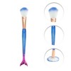 Unique Bargains Portable Mermaid Makeup Brush Set 4 Pcs - image 3 of 4