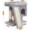 Heybly Small Cat Tree for Indoor Cats, Cat Tower with Scratching Post - 2 of 4