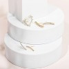 14K Gold Plated Arrow Ear Crawler with Cubic Zirconia, Trendy Climber Stud Earrings - 4 of 4