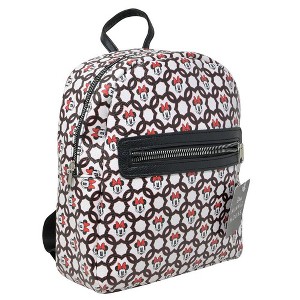 Minnie Mouse All Over Print 10" Mini Deluxe Backpack with 1 Front pocket - 1 of 2