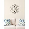 Ivy and Leaf Scroll Votive Wall Decor - Rustic Brown - Safavieh - 2 of 4
