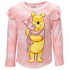 Disney Winnie the Pooh Baby Girls Pullover Fleece Sweatshirt and Leggings Outfit Set Infant - 3 of 4