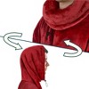 PAVILIA Wearable Blanket Women Men, Oversized Hoodie Sweatshirt Sweater Neck Warmer, Fleece Soft Hug Sleep Pod - 2 of 4