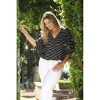 Women's Stripe Bell Sleeve - Veronica M - 3 of 4