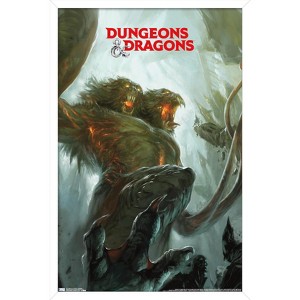 Trends International Dungeons And Dragons - Demogorgon Framed Wall Poster Prints - 1 of 4