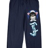 Furby Men's Navy Blue Graphic Sleep Pants - 2 of 4