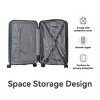 FURNIinspire Bag And Luggage Sets 3 Piece Travel Hard Shell Luggage, Lightweight Rolling Suitcases with Wheels, Green, 20.67"*11.61"*29.92" - 2 of 4