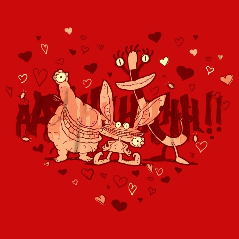 Boy's Aaahh!!! Real Monsters Group Hearts T-Shirt, 2 of 5