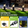 Westinghouse 30 Lumens Solar Filament LED Bollard Path Light – 6-Pack - 4 of 4