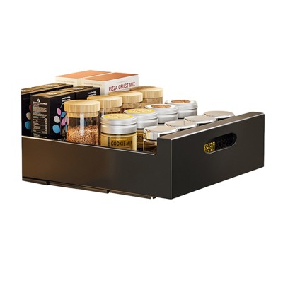 Expansion drawer, expandable wardrobe organizer, expandable drawer rack for kitchen and living room wardrobes, no need for drilling or nailing