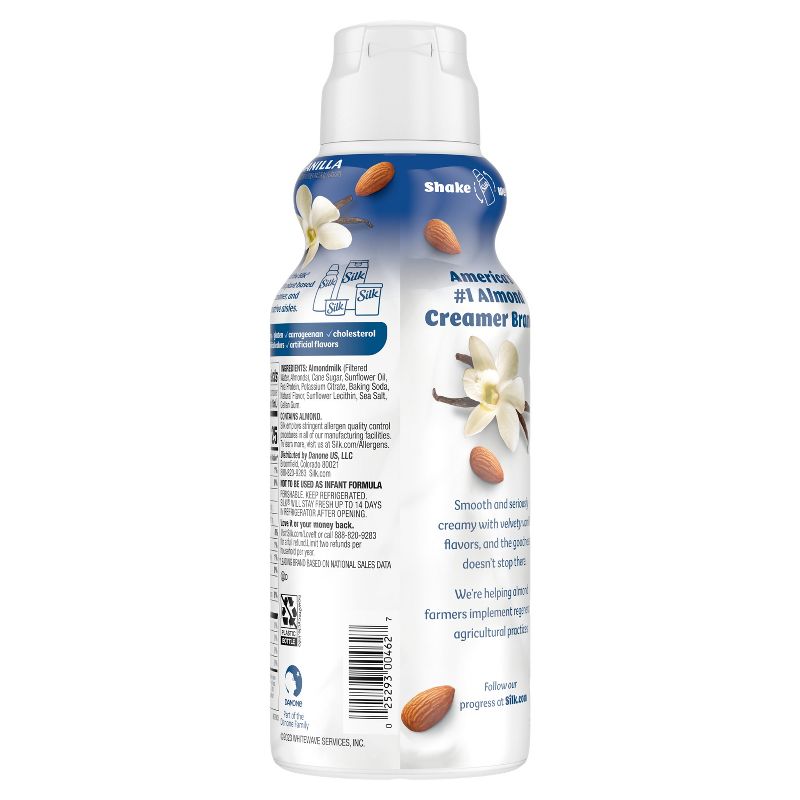 Silk Vanilla Almond Creamer - 32 fl oz (1qt) Bottle, 5 of 15