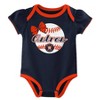 MLB Houston Astros Infant Girls' 3pk Bodysuits - 18M