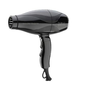 Gamma+ Relax Silent Professional Noise Reduction 6-Speed Lightweight Hair Dryer Black