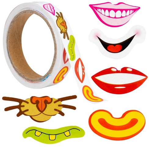 Ready 2 Learn Creative Sticker Roll Mouths 600 Self Adhesive Stickers Target