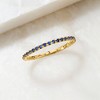 Pure Collection by Ross-Simons 0.33 ct. t.w. Sapphire Eternity Band in 14kt Yellow Gold - 3 of 4