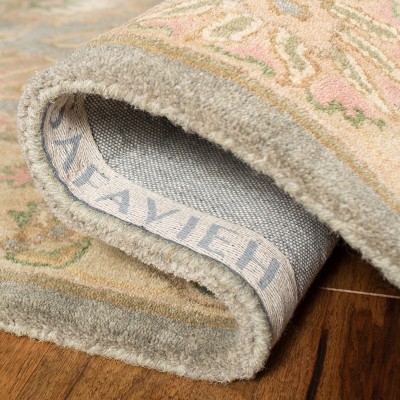 Hand-Tufted Blue and Beige Wool 6' x 9' Area Rug