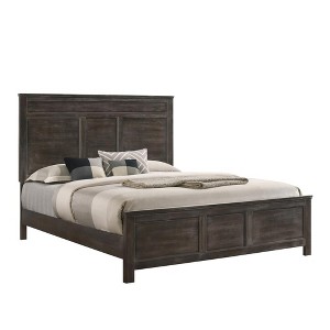 New Classic Furniture, Furniture Andover Full Size Solid Wood Bed in Nutmeg - 1 of 4