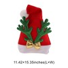 Unique Bargains Christmas Hat Adult Large Antler Christmas Hat Polyester 11.42"x15.35" 1 Pc - 3 of 4