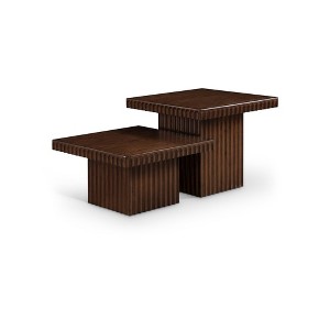Meridian Furniture,Spencer Oak Veneer Coffee Table - 1 of 4