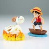Bandai - Banpresto - One Piece - World Collectable Figure: Log Stories - Monkey D. Luffy & Going Merry - 3 of 4