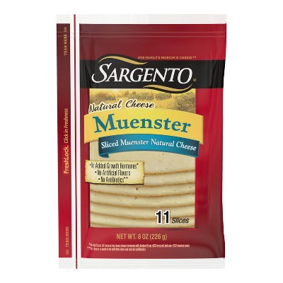 Sargento Natural Muenster Sliced Cheese - 8oz/11 slices