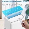 14000 BTU Portable Air Conditioner,3-in-1 AC Unit with Dehumidifier and Fan for Rooms Upto700 Sq.Ft,RemoteControl with Smart and Sleep Modes - 2 of 4