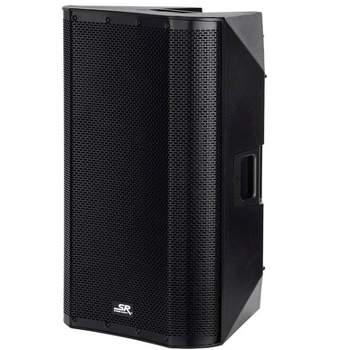 Monoprice SRD215 Powered Speaker  15in, with Class D Amp, Built-in Digital Sound Processor DSP, and Bluetooth Streaming, Portable and Lightweight -