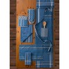 Design Imports Blue Chambray French Stripe Potholder (Set Of 2) - 3 of 4