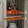 Small Storage Cabinet, Farmhouse Sideboard Buffet Cabinet with 2 Doors and Adjustable Shelves, Accent Entryway Console Cabinets for Living Room - 4 of 4