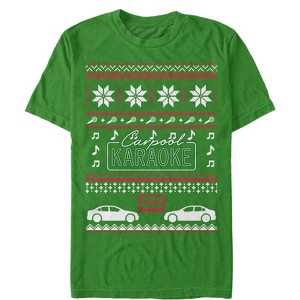 Men's The Late Late Show with James Corden Ugly Christmas Carpool Karaoke T-Shirt - 1 of 4