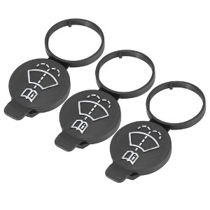 Unique Bargains 13227300 Windshield Wiper Washer Fluid Reservoir Tank Bottle Cap for Chevrolet for GMC for Cadillac for Buick Black - 1 of 4