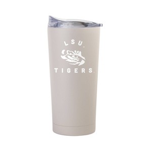 NCAA LSU Tigers Sand Powder Coat Tumbler - 20oz: Insulated Stainless Steel Drinkware - 1 of 2