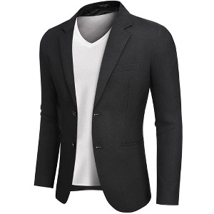 COOFANDY Men's Blazer Casual Slim Fit Sport Coats Two Button Lightweight Suit Jacket - 1 of 4