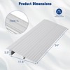 Threshold Ramps for Doorways, Portable Aluminum Wheelchair Door Entry Ramps for Doorways Stairs Home Steps - 2 of 4