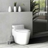 Evideco French Home Goods Elegant Toilet Brush Set with Stainless Steel Handle - Durable Dolomite Holder - Modern Bathroom Accessory - 2 of 4