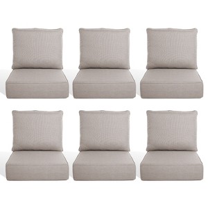 Gymojoy 22"x24"x6" Cushions Thick Cushions Pillows Indoor Outdoor Cushion - 1 of 4