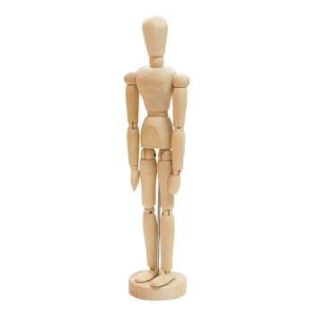 12 Male Manikin Set Of 2 Wooden Art Mannequin Figure — U.S. Art Supply