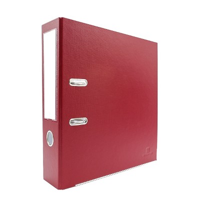 Bindertek 2-Ring 3-Inch Premium Binders Brick Red EFN-BR